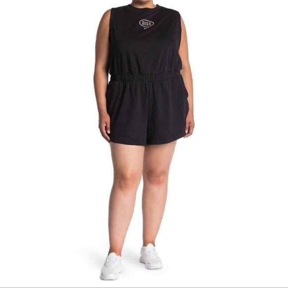 Nike Pants - Nike Sportswear Varsity Black 2X Romper New with Tags $65 Retail